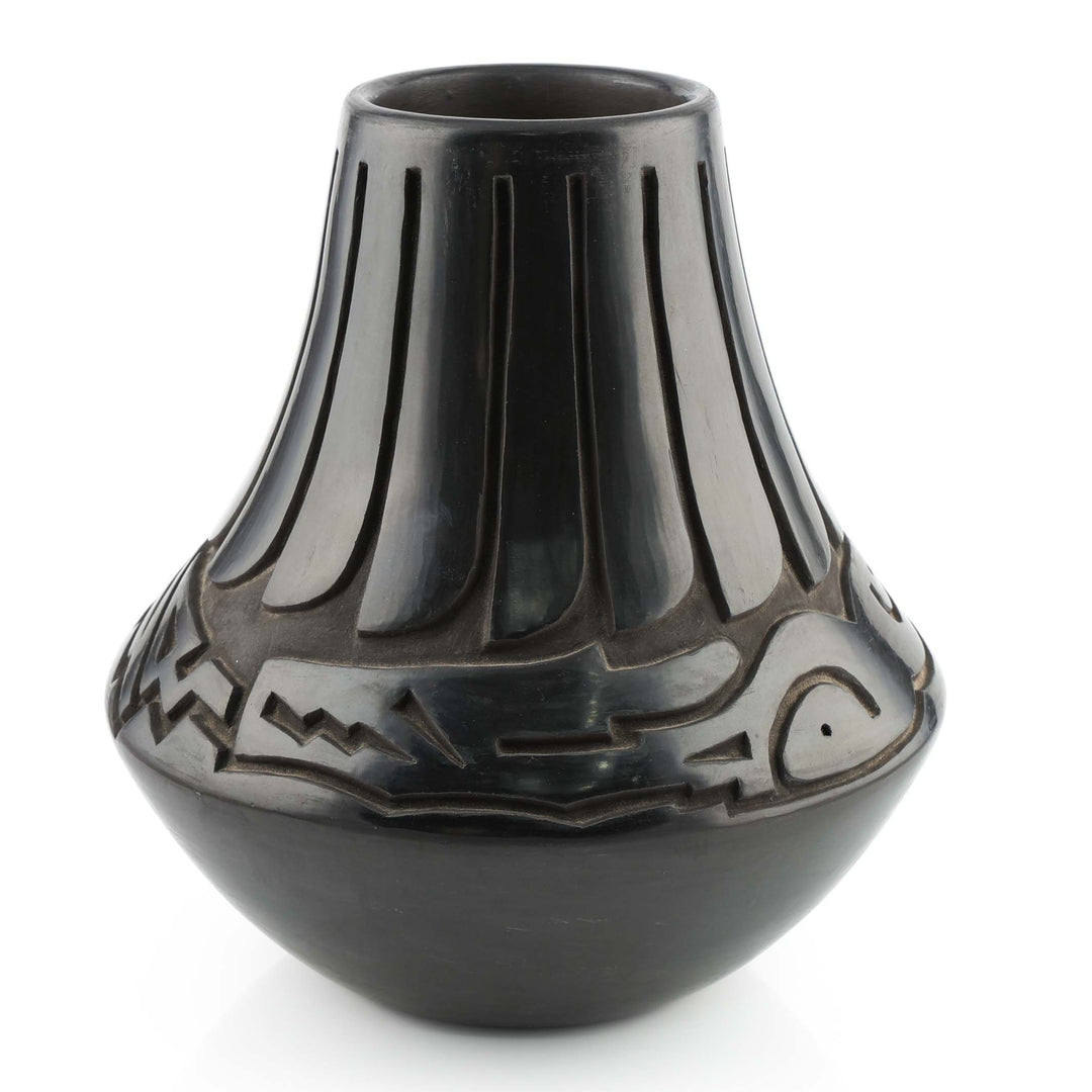 Santa Clara Feather Jar
