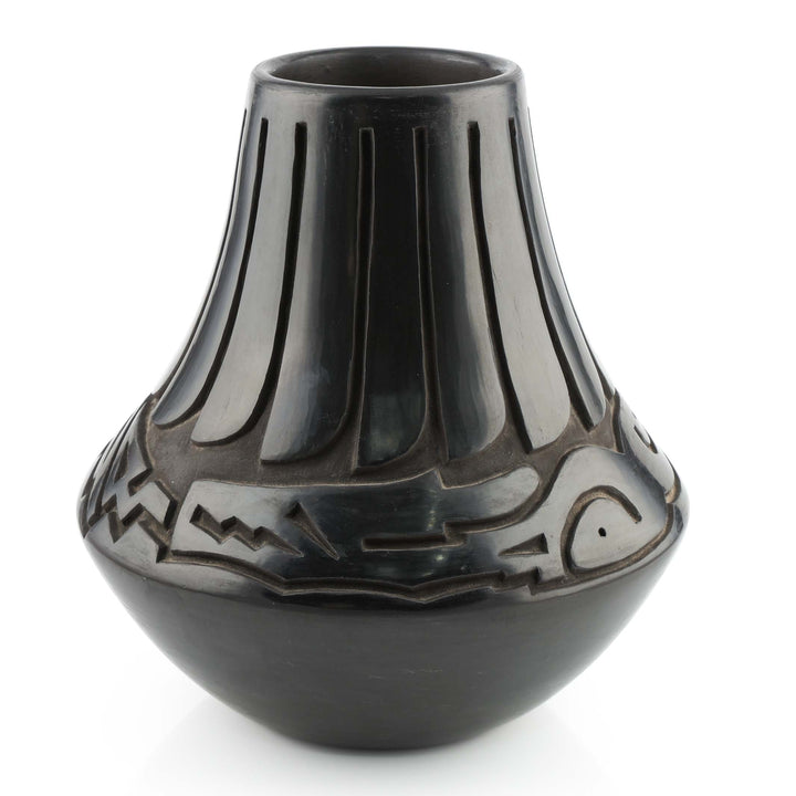 Santa Clara Feather Jar