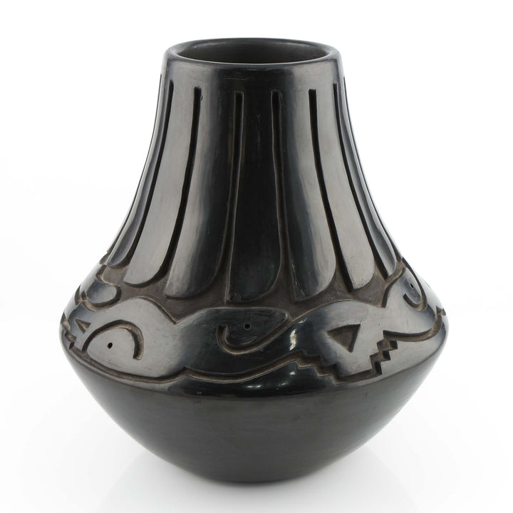 Santa Clara Feather Jar