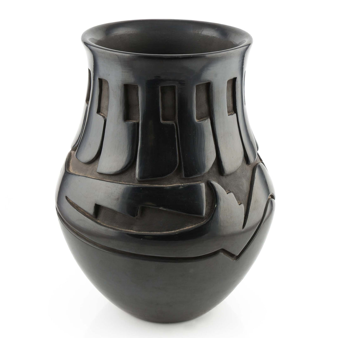 Santa Clara Feather Jar
