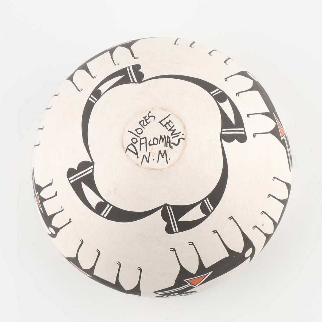 1970s Acoma Deer Pot