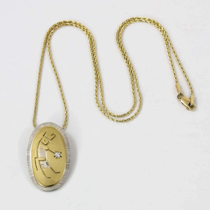 Starblower Pendant with Diamond