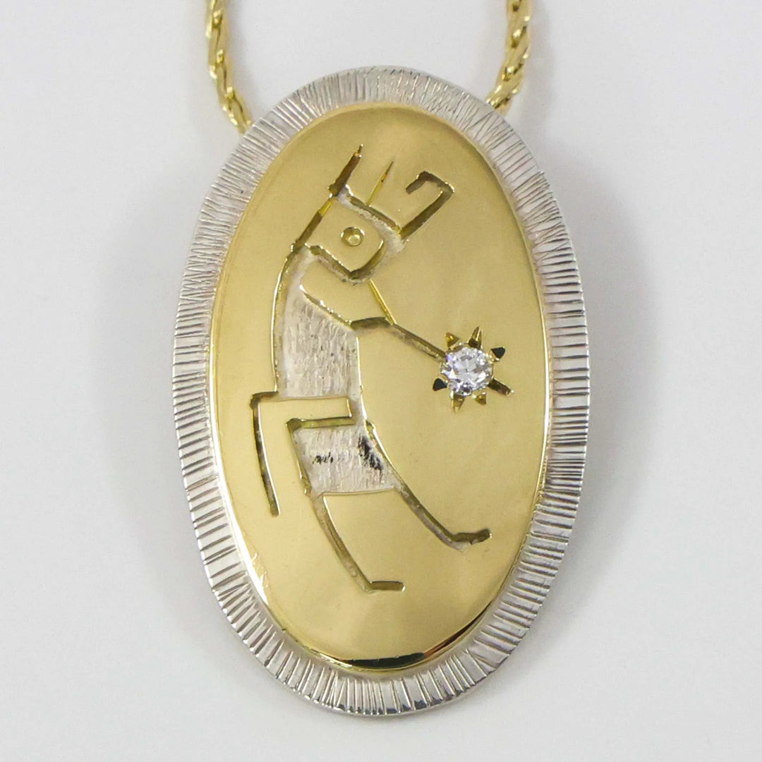 Starblower Pendant with Diamond