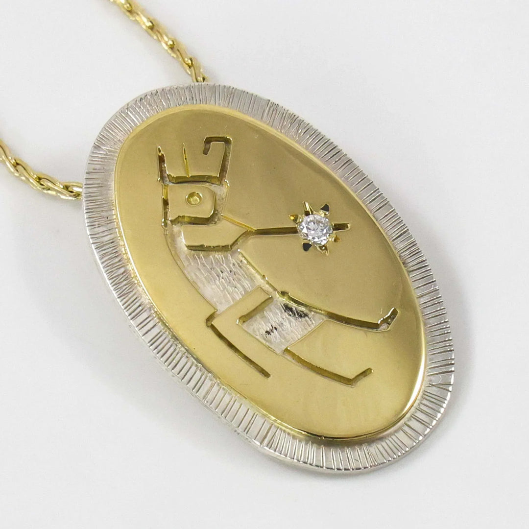 Starblower Pendant with Diamond