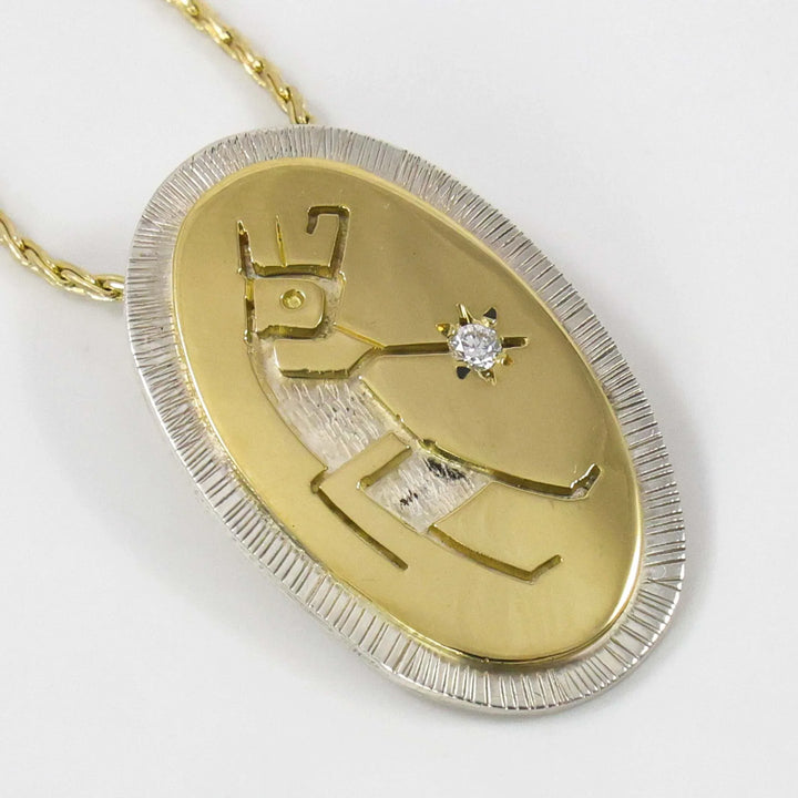 Starblower Pendant with Diamond