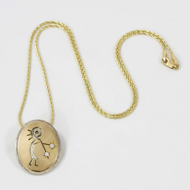 Starblower Pendant with Diamonds