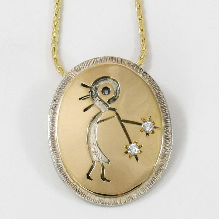 Starblower Pendant with Diamonds
