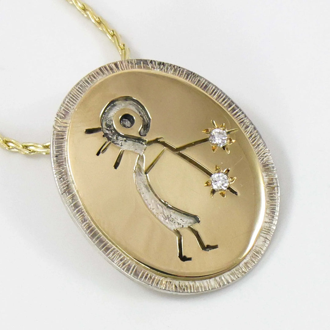 Starblower Pendant with Diamonds