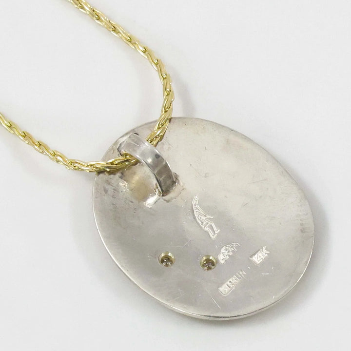 Starblower Pendant with Diamonds
