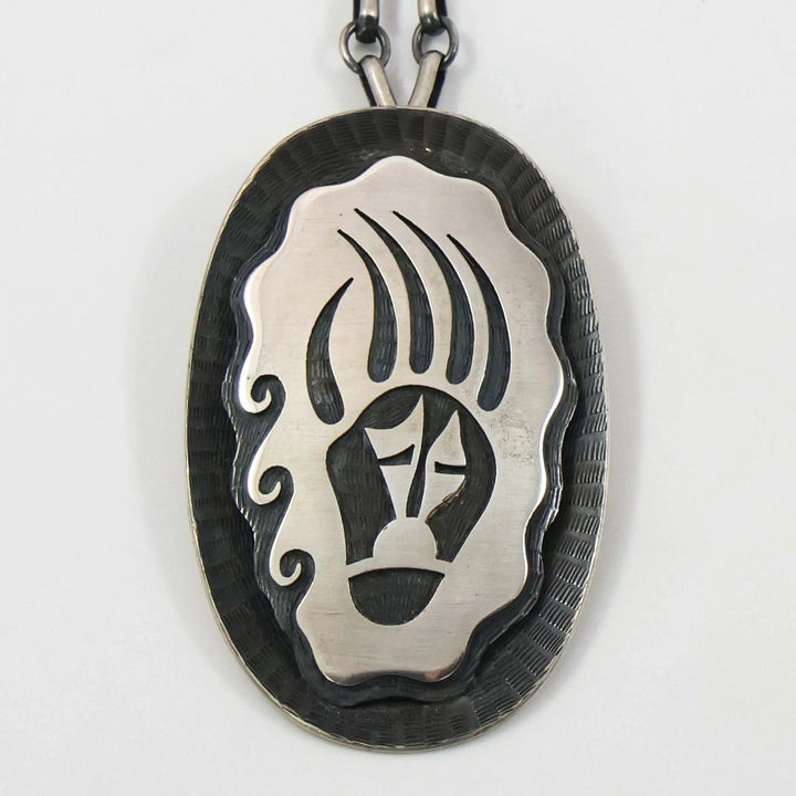 1980s Bear Paw Pendant