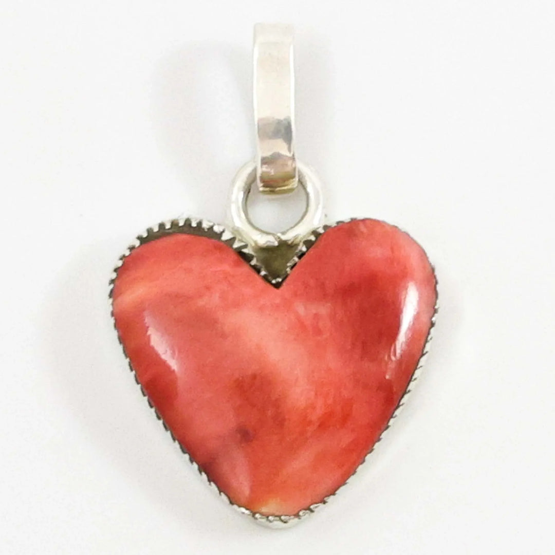 Spiny Oyster Shell Heart Pendant