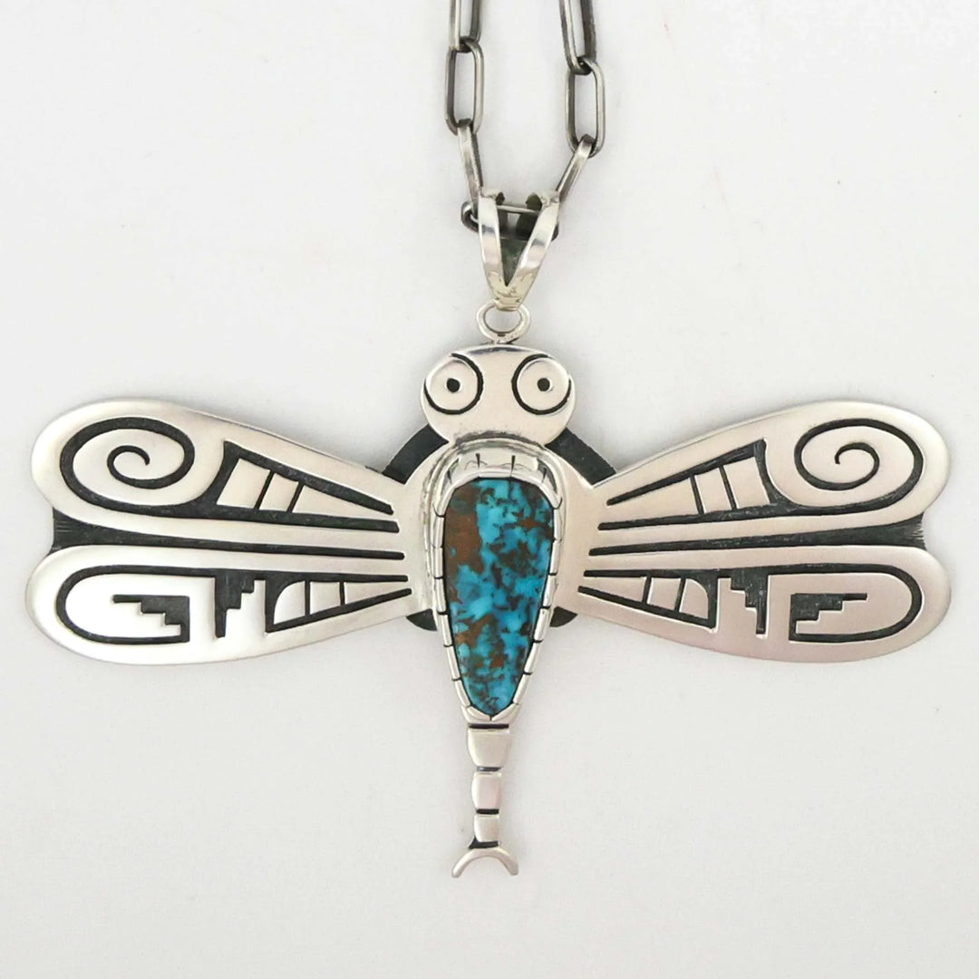 Turquoise Dragonfly Pendant