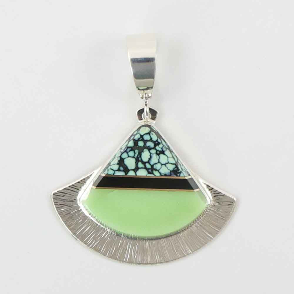 Multi-Stone Inlay Pendant