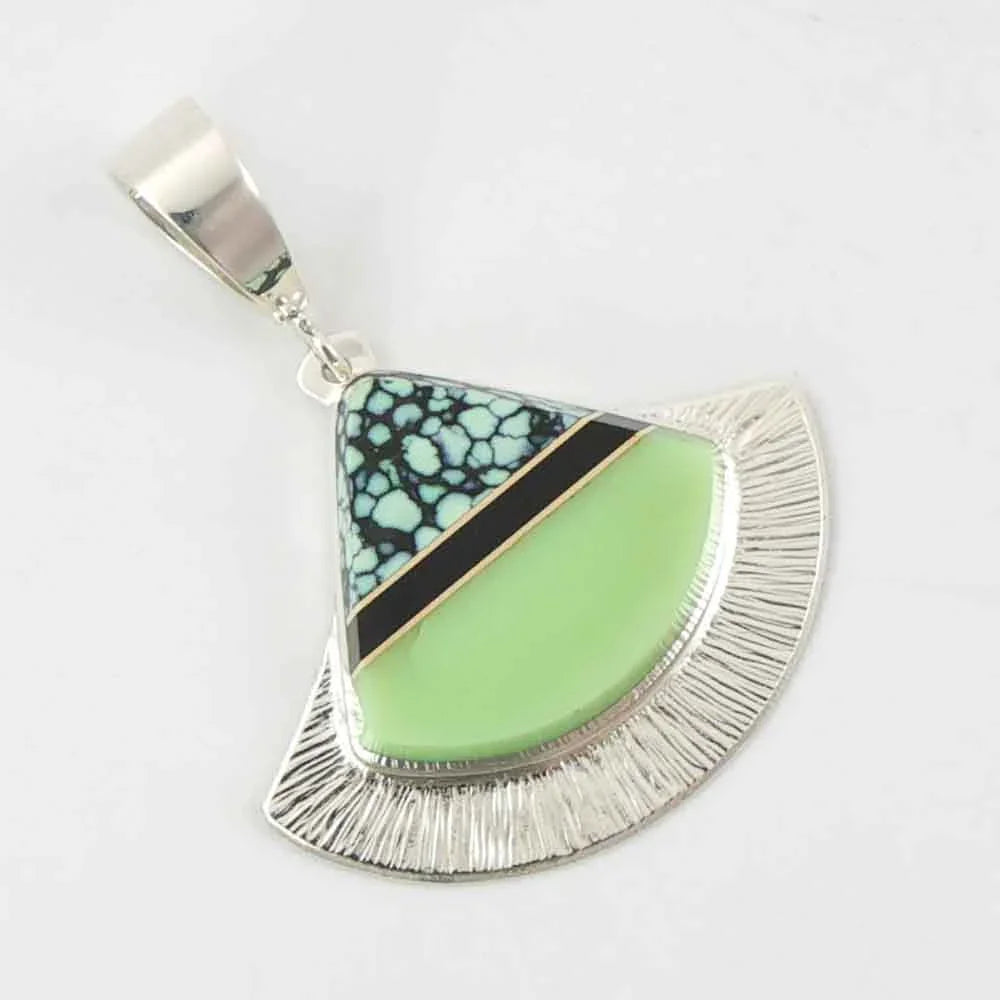 Multi-Stone Inlay Pendant