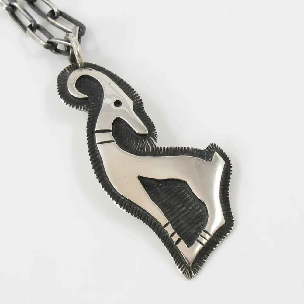 1980s Deer Pendant