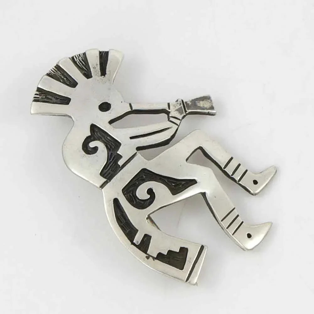 Hopi Flute Player Pin and Pendant