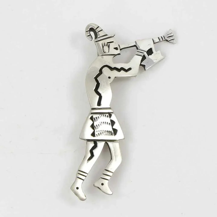 One-Horn Flute Player Pin and Pendant