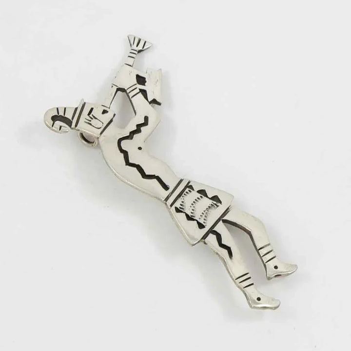 One-Horn Flute Player Pin and Pendant