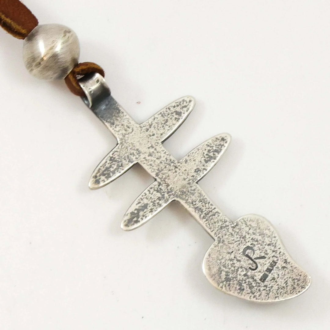 Turquoise Pueblo Cross Pendant