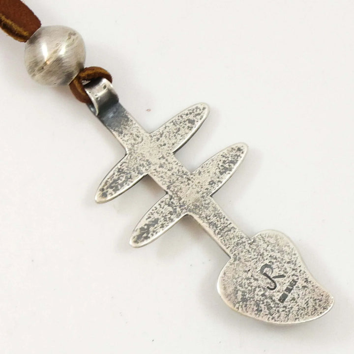 Turquoise Pueblo Cross Pendant
