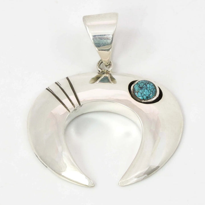 Kingman Turquoise Naja Pendant