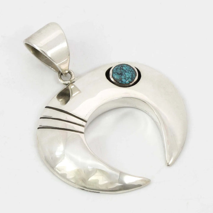Kingman Turquoise Naja Pendant