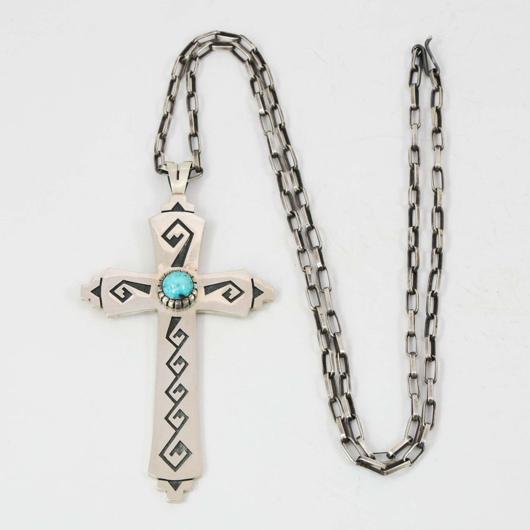 Turquoise Cross Pendant