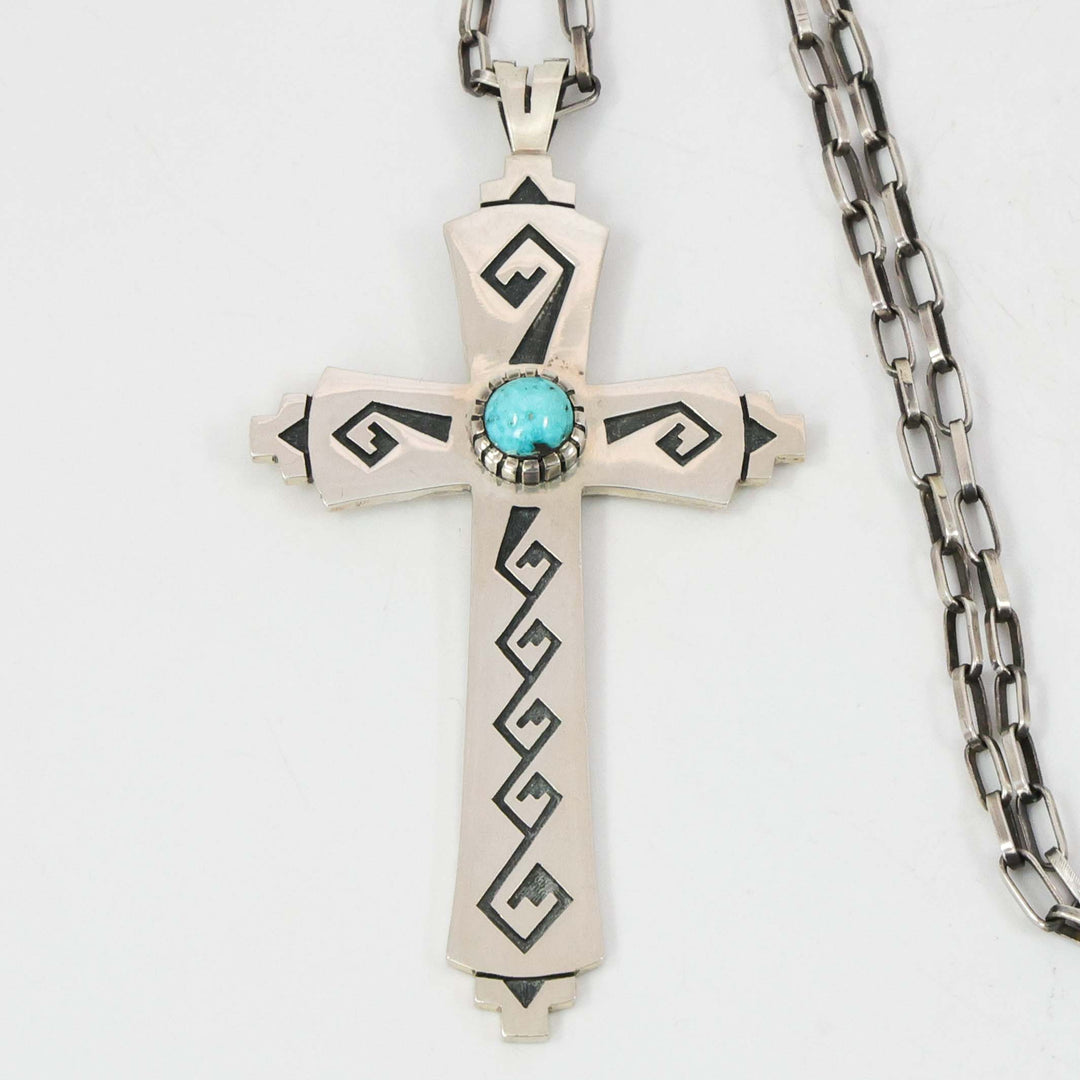 Turquoise Cross Pendant