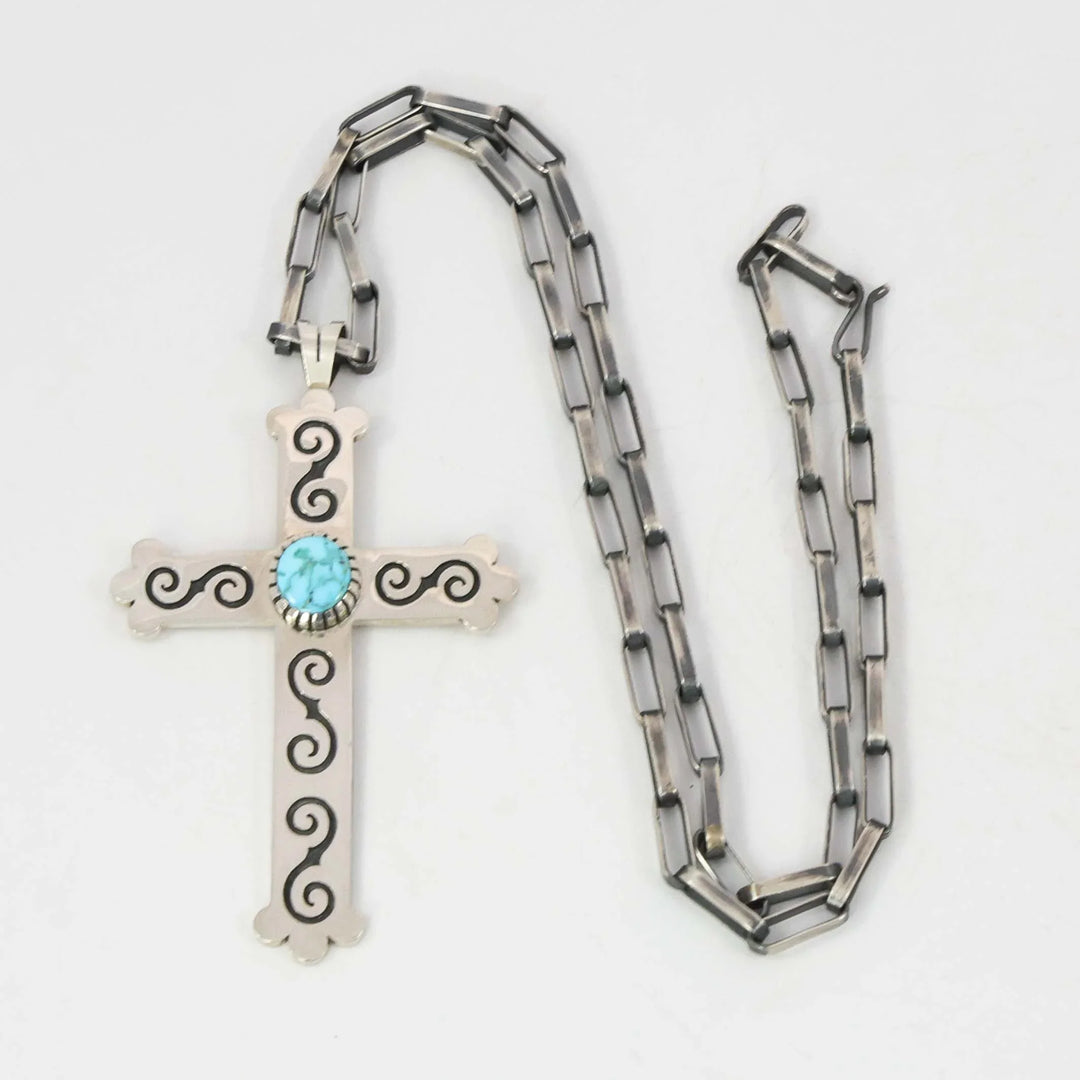 Turquoise Cross Pendant