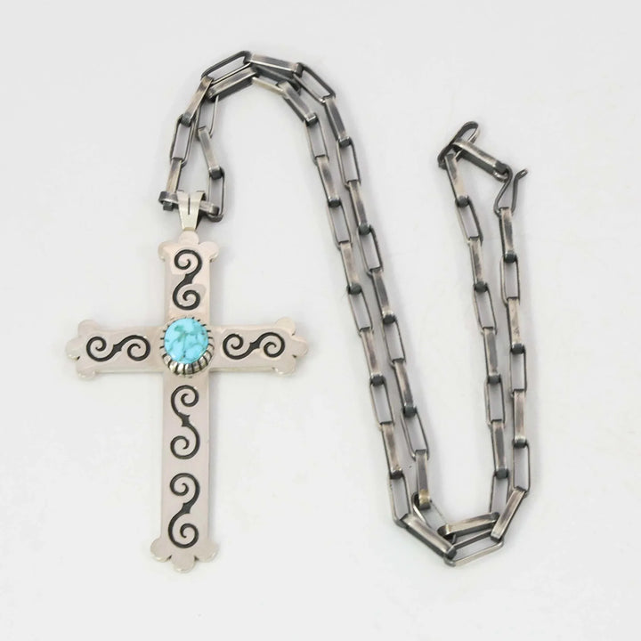 Turquoise Cross Pendant