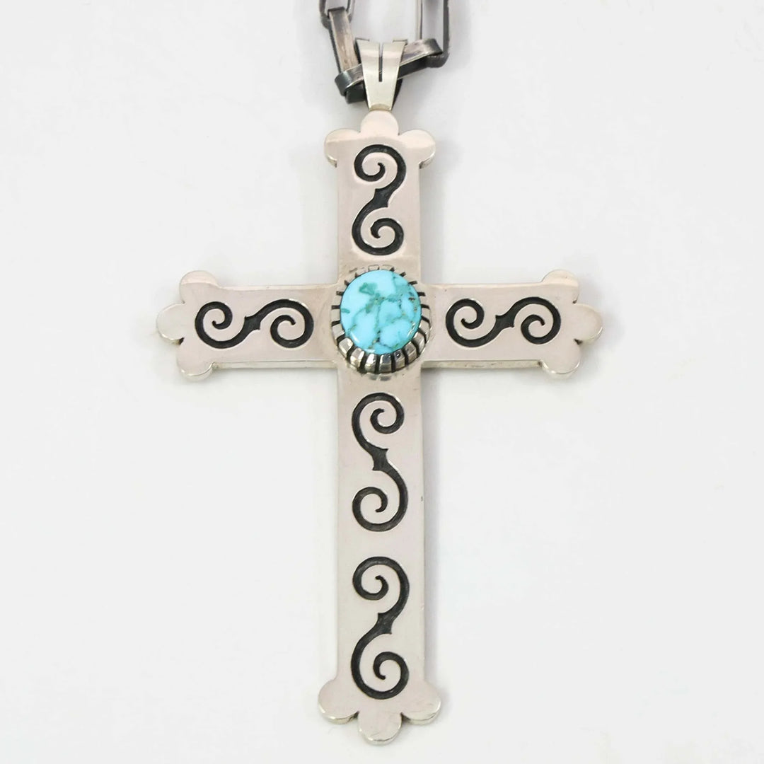 Turquoise Cross Pendant