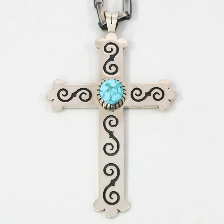 Turquoise Cross Pendant