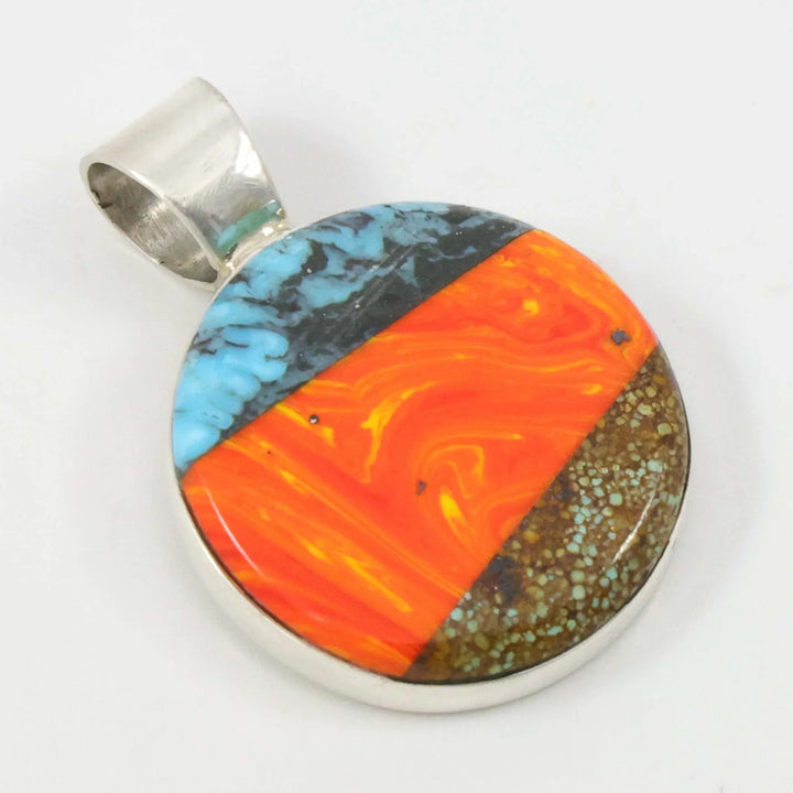 Rosarita and Turquoise Pendant