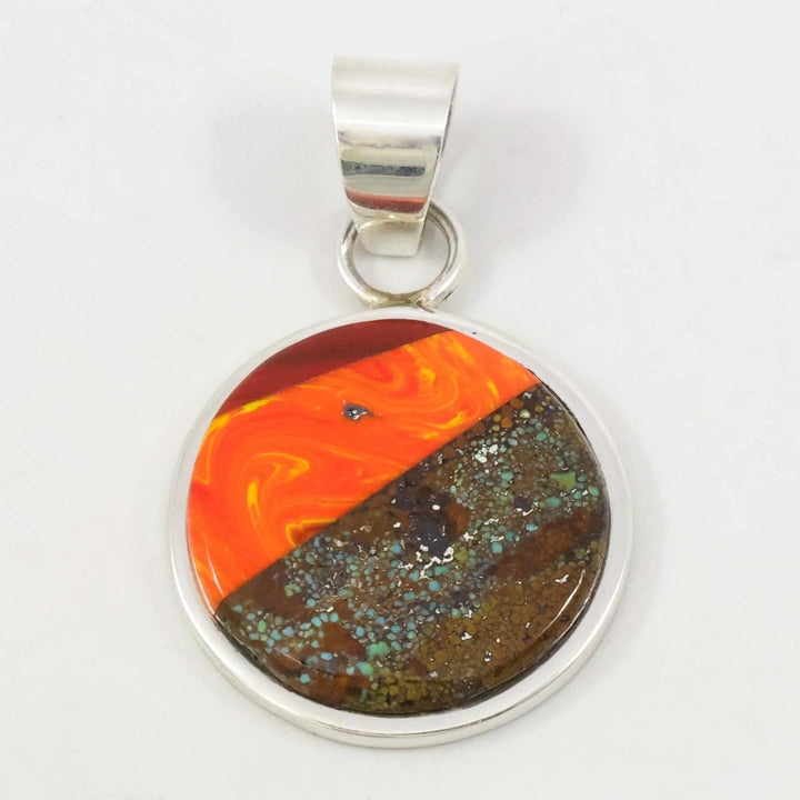 Rosarita and Turquoise Pendant