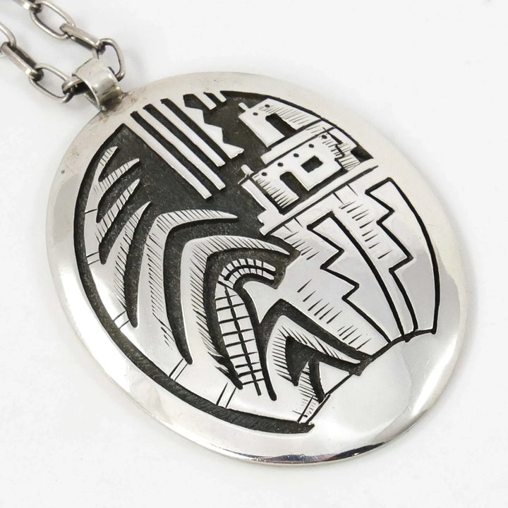 Village and Corn Pendant