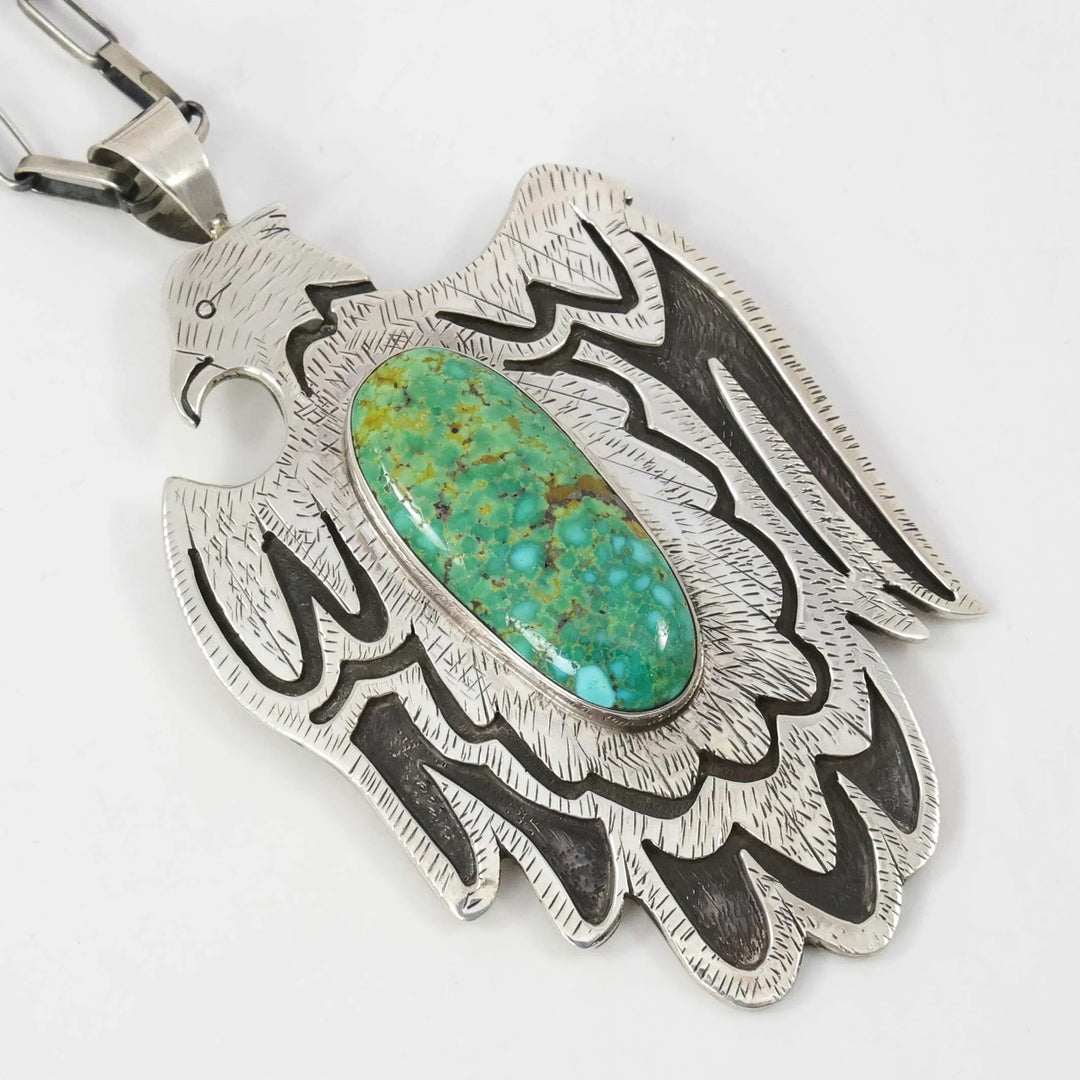 Turquoise Mountain Eagle Pendant