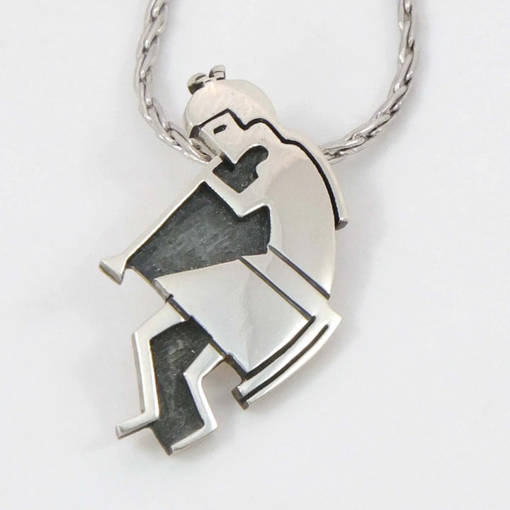1980s Flute Player Pendant