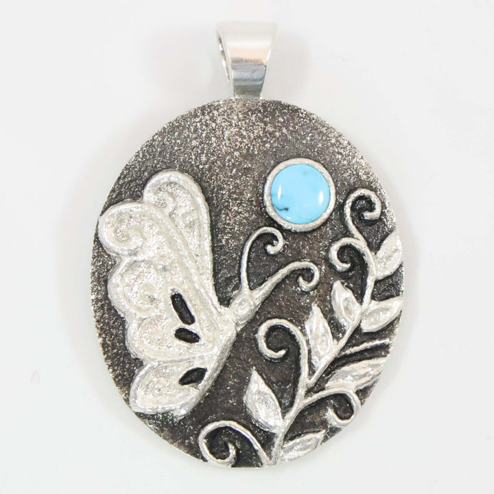 Turquoise Butterfly Pendant