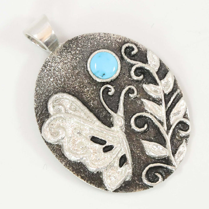 Turquoise Butterfly Pendant