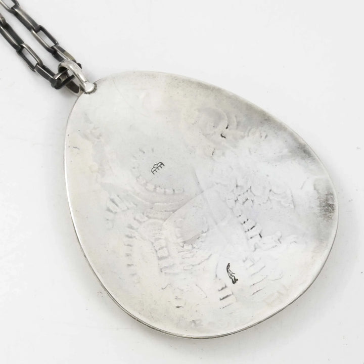 Butterfly and Flower Pendant