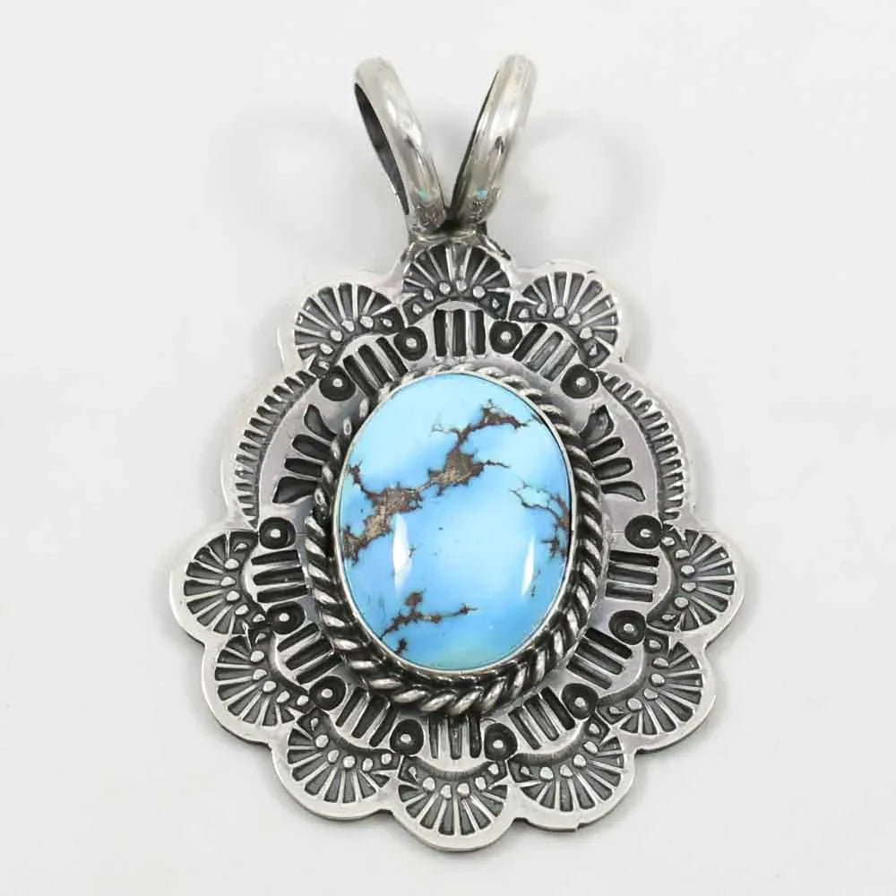 Golden Hills Turquoise Pendant