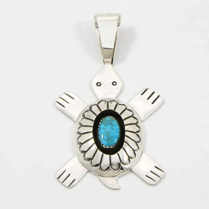 Turquoise Turtle Pendant