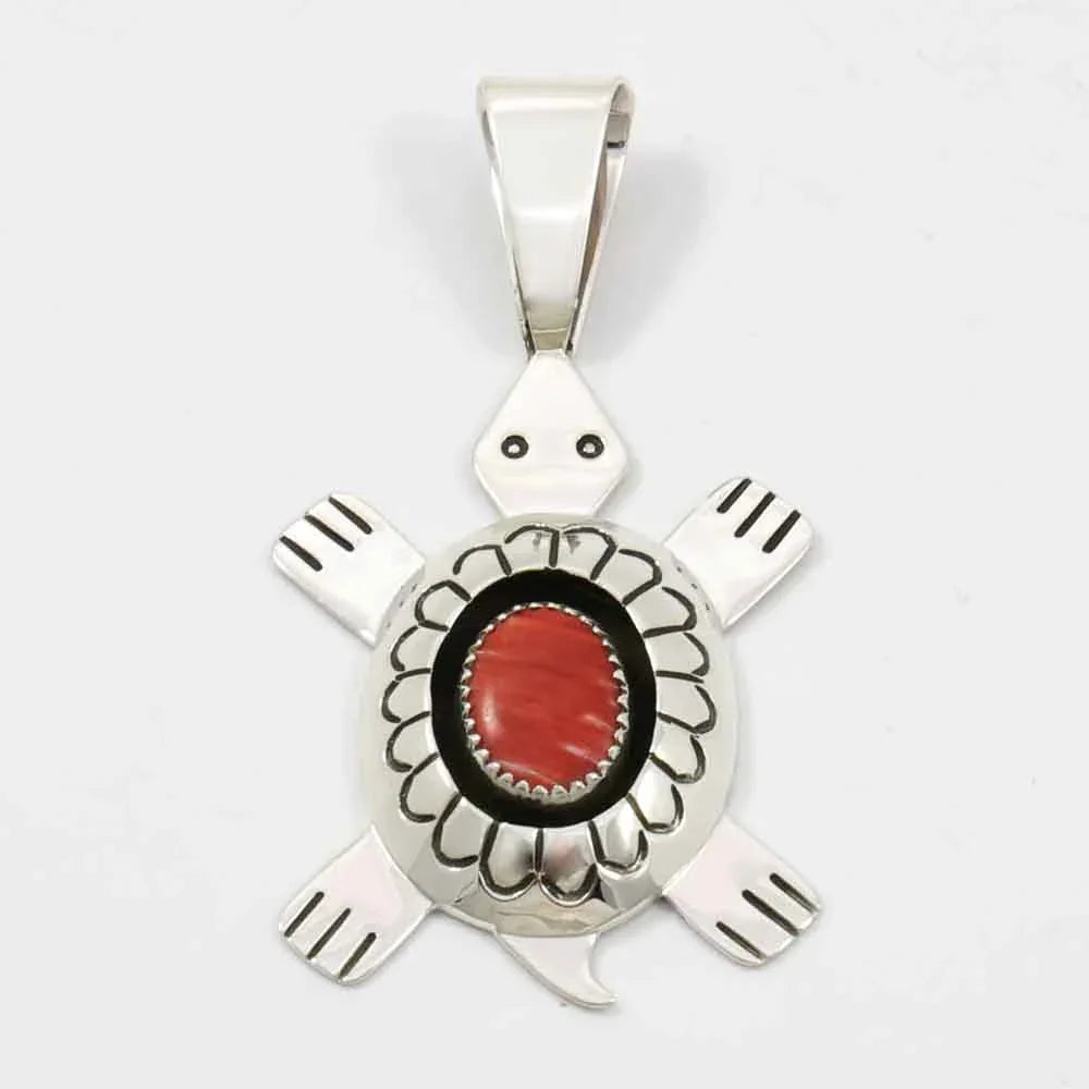 Spiny Oyster Turtle Pendant