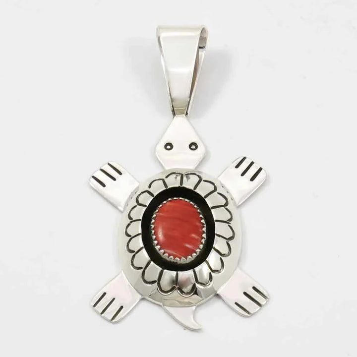 Spiny Oyster Turtle Pendant