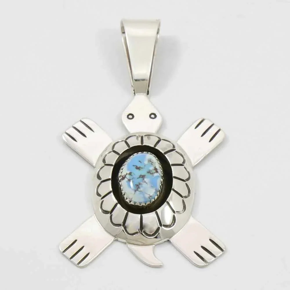 Turquoise Turtle Pendant