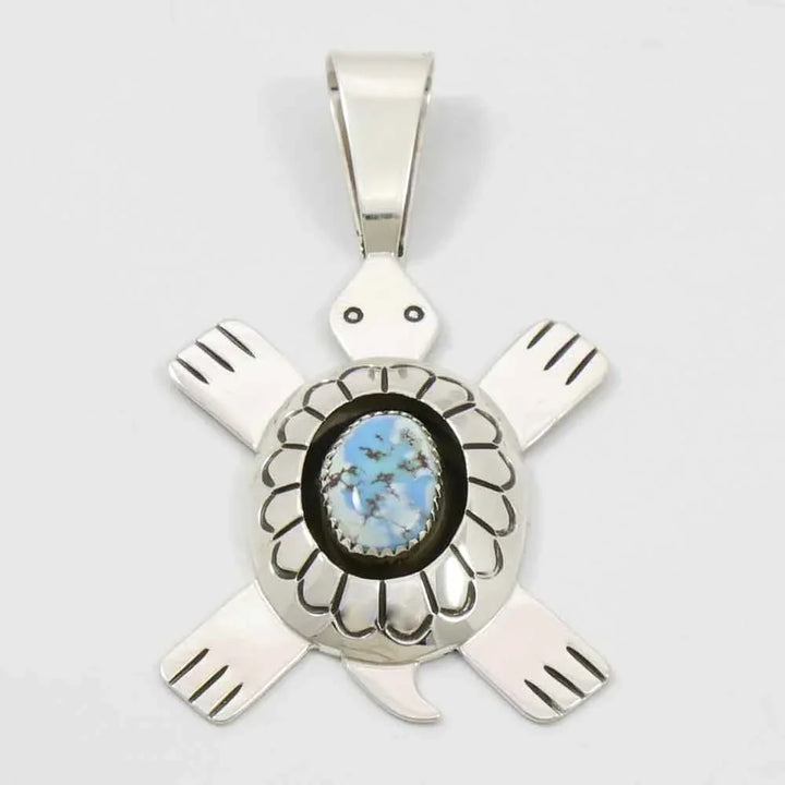 Turquoise Turtle Pendant
