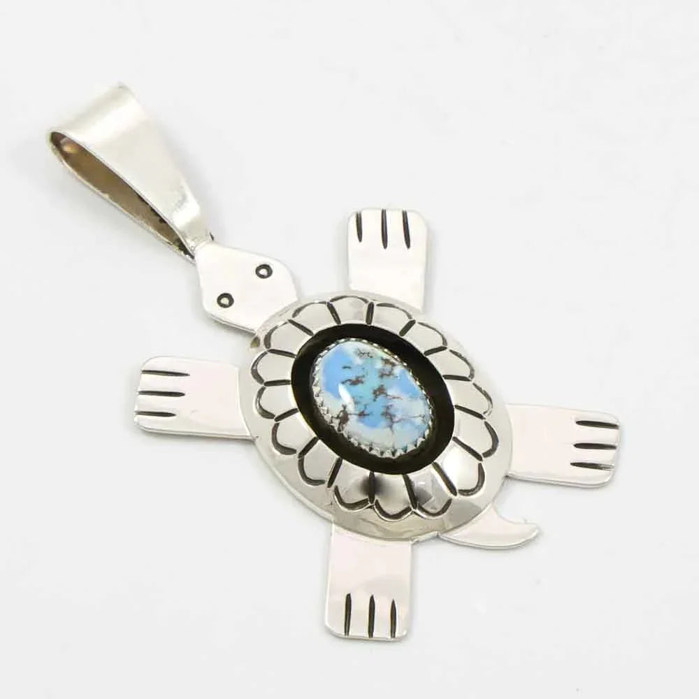 Turquoise Turtle Pendant