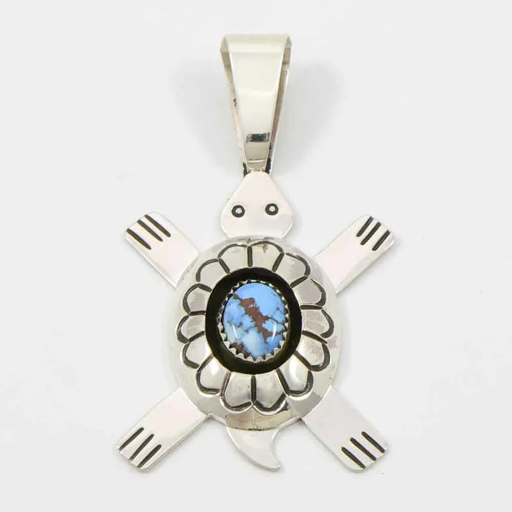 Turquoise Turtle Pendant