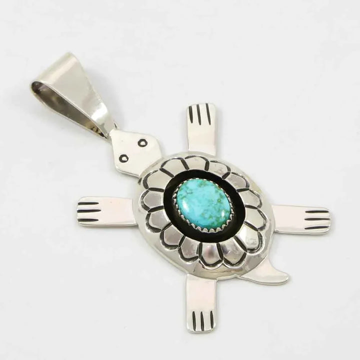 Turquoise Turtle Pendant