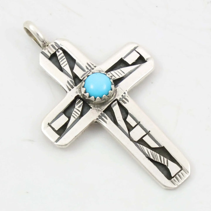 Turquoise Cross Pendant